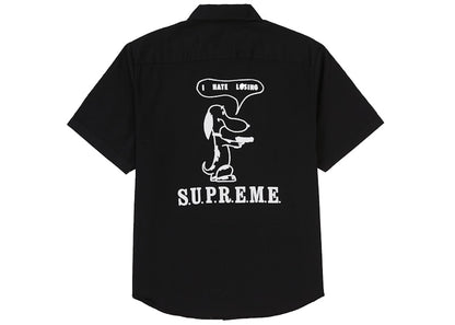 Supreme Dog S/S Work Shirt Black
