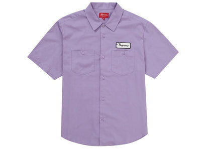 Supreme Dog S/S Work Shirt Pale Purple