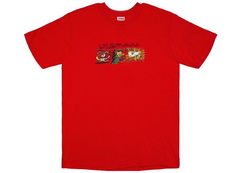 Supreme Dog Shit Tee Red