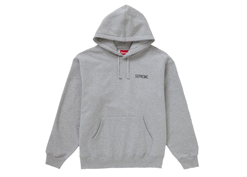 Supreme Doggs Hooded Sweatshirt Heather Grey