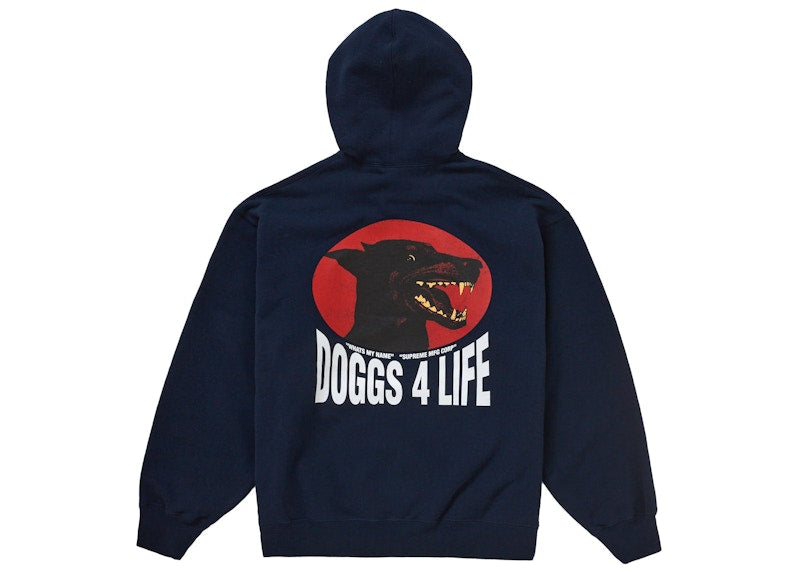 Supreme Doggs Hooded Sweatshirt Navy