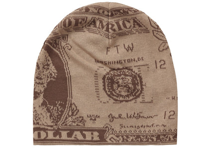 Supreme Dollar Beanie Tan