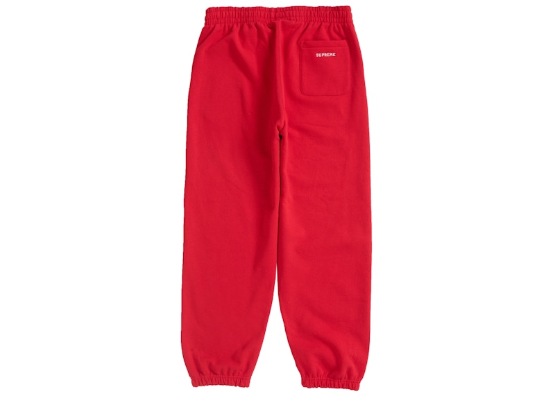 Supreme $ Sweatpant Red