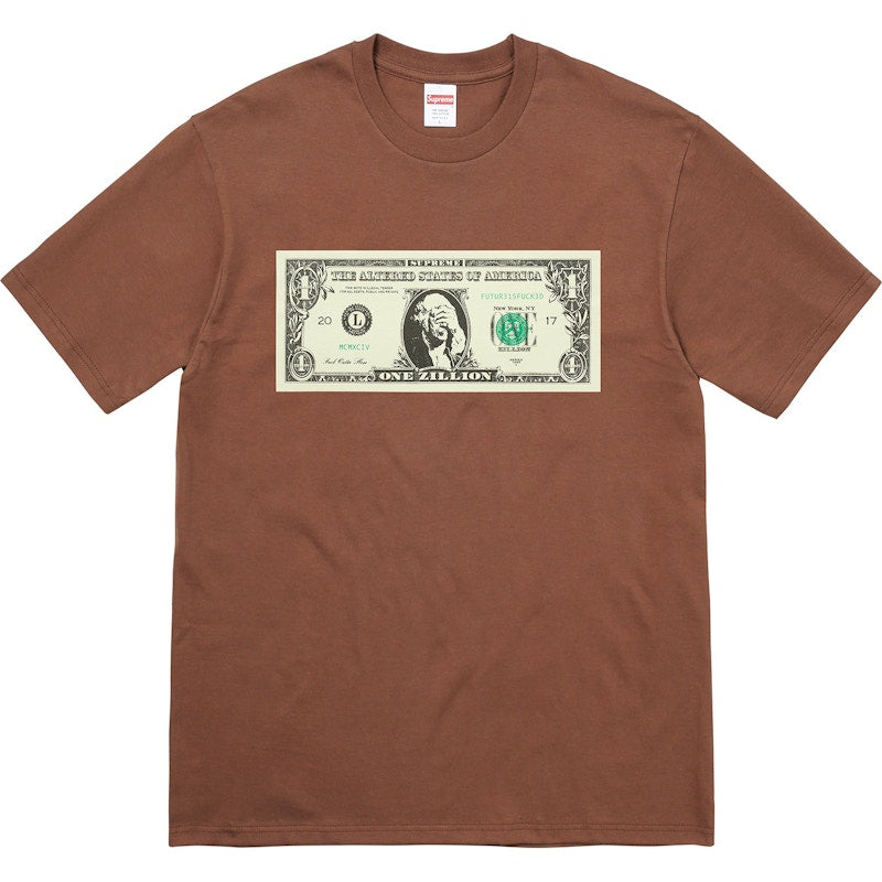 Supreme Dollar Tee Brown