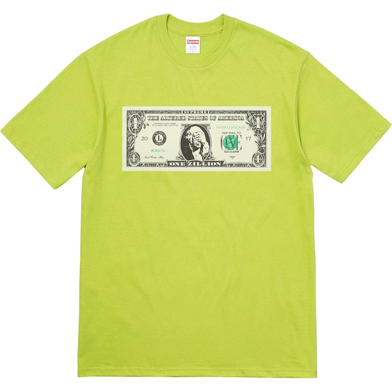 Supreme Dollar Tee Lime
