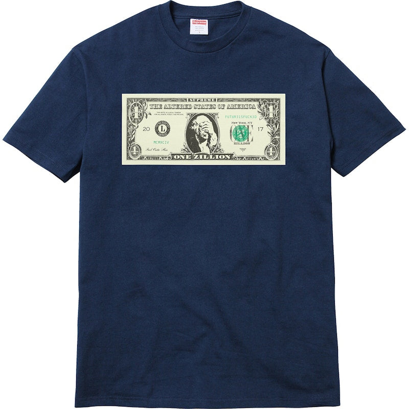 Supreme Dollar Tee Navy