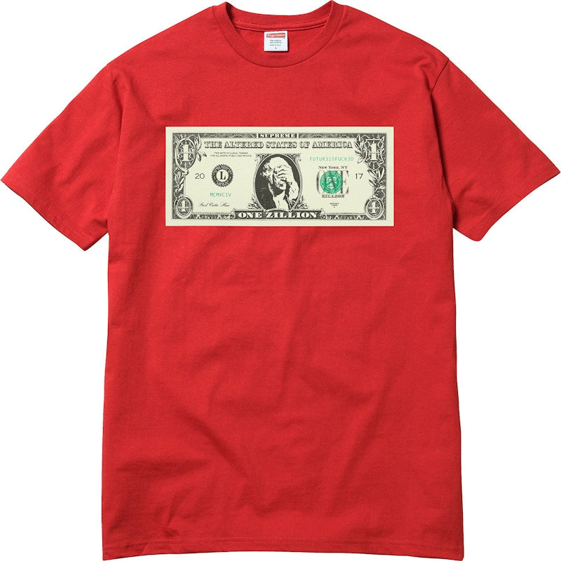 Supreme Dollar Tee Red