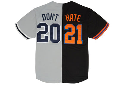 Supreme Don't Hate Baseball Jersey Black