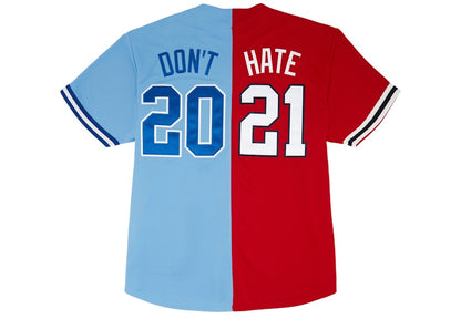 Supreme Don't Hate Baseball Jersey Red