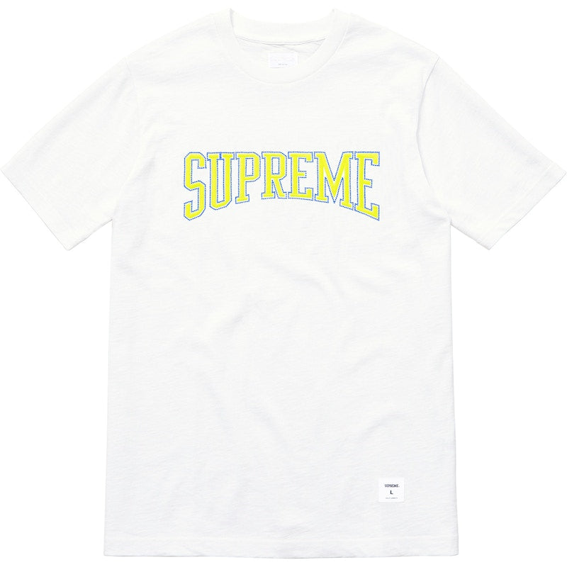 Supreme Dotted Arc Top White