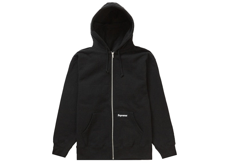 Supreme Double Hood Facemask Zip Up Hooded Sweatshirt Black