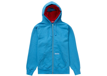 Supreme Double Hood Facemask Zip Up Hooded Sweatshirt Bright Royal