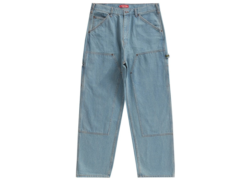 Supreme Double Knee Denim Painter Pant Blue