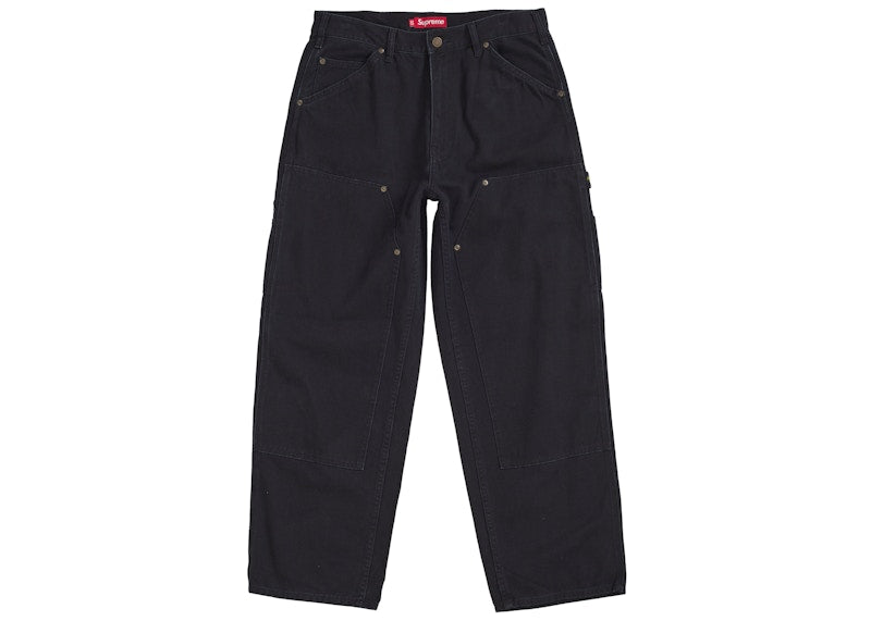 Supreme Double Knee Painter Pant (FW24) Black