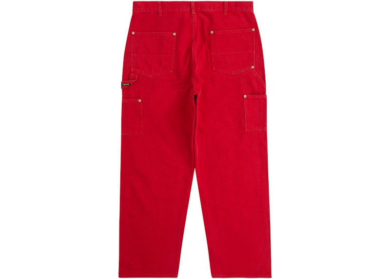 Supreme Double Knee Painter Pant (SS23) Red