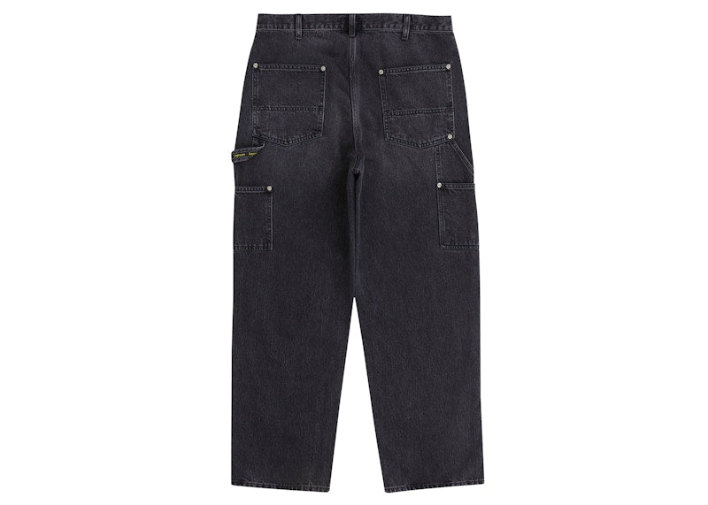 Supreme Double Knee Painter Pant (SS23) Washed Black