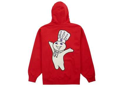 Supreme Doughboy Zip Up Hooded Sweatshirt Red