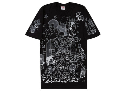 Supreme Downtown Tee Black