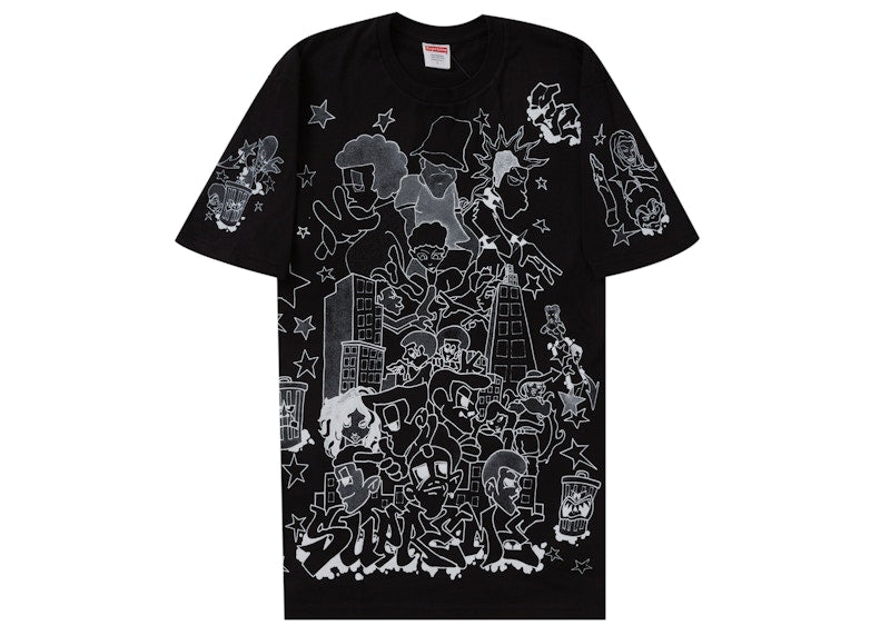 Supreme Downtown Tee Black