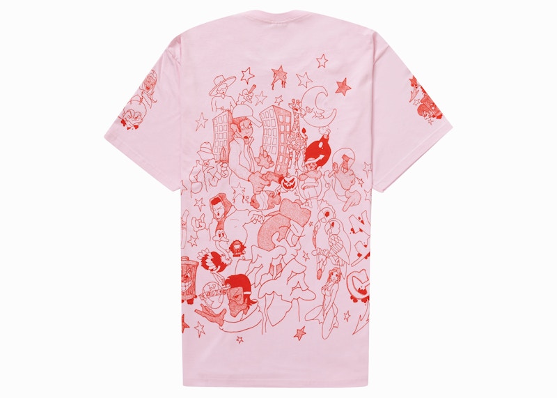 Supreme Downtown Tee Light Pink