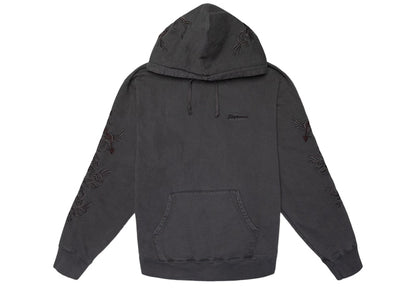 Supreme Dragon Overdyed Hooded Sweatshirt Black
