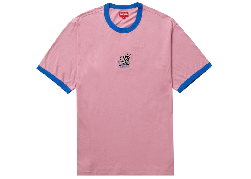 Supreme Dragon Ringer Tee Rose