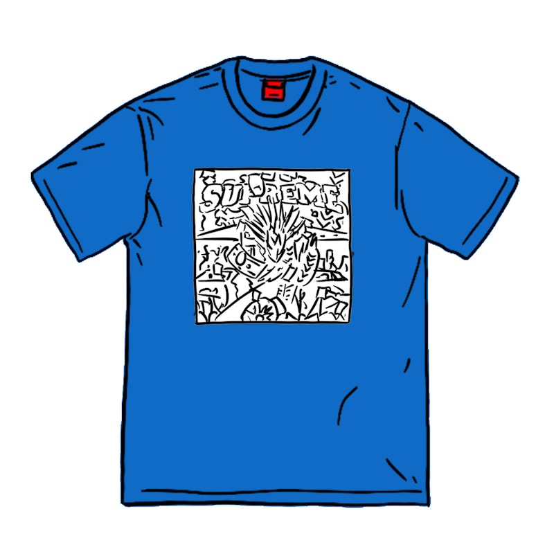 Supreme Dragon Tee Royal