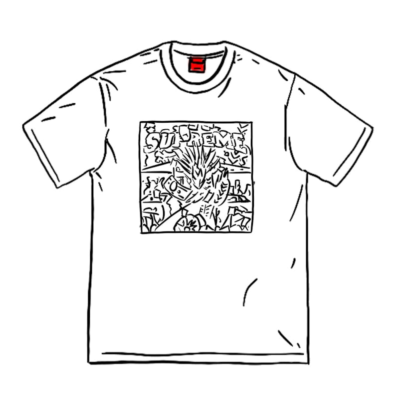 Supreme Dragon Tee White