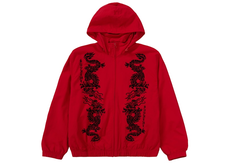 Supreme Dragon Track Jacket Red