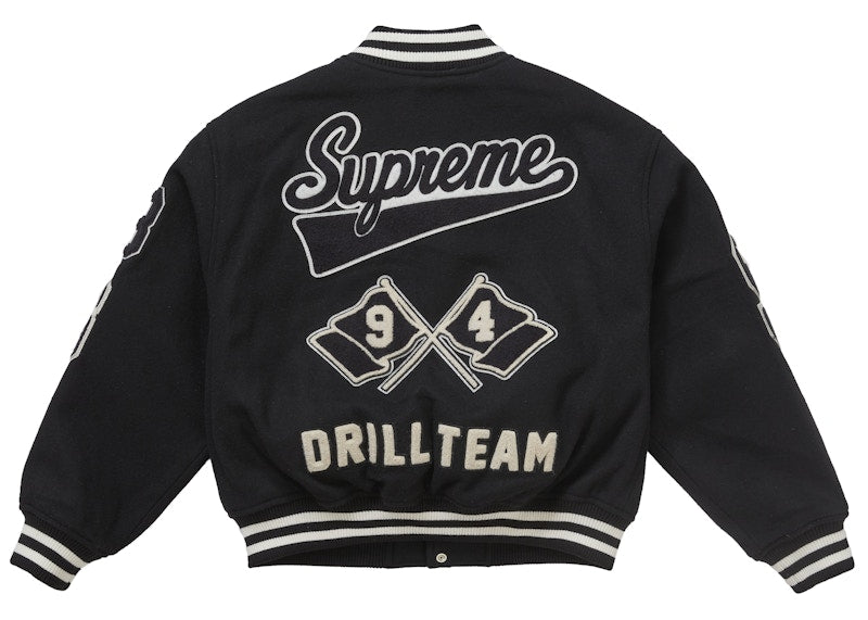 Supreme Drill Team Varsity Jacket Black