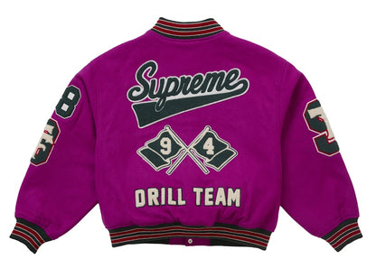Supreme Drill Team Varsity Jacket Magenta