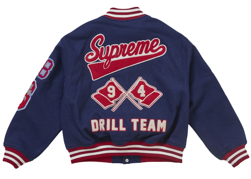 Supreme Drill Team Varsity Jacket Navy