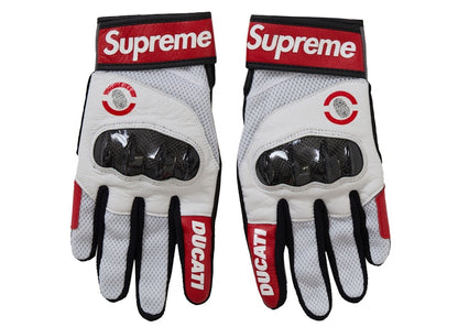 Supreme Ducati C1 Leather Gloves Red
