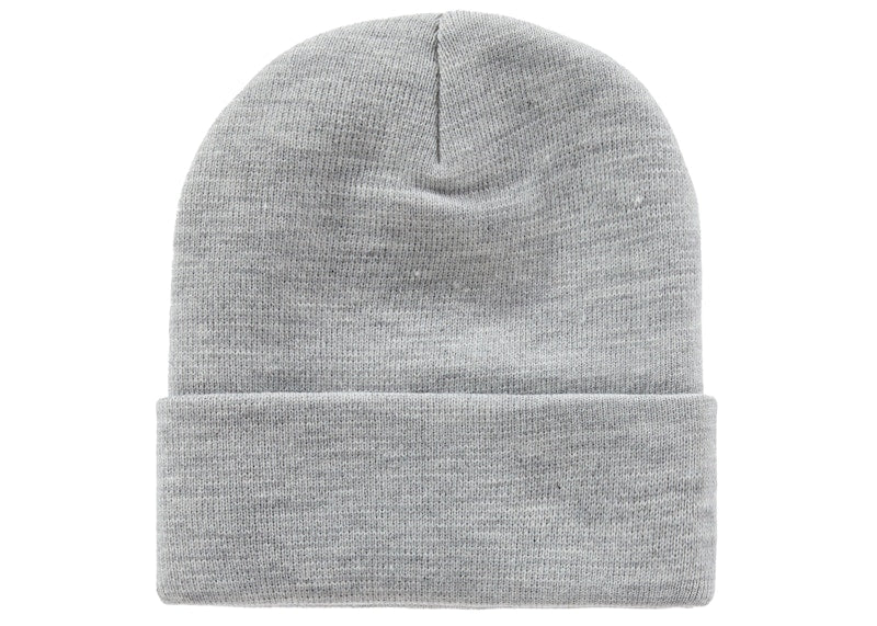 Supreme Duck Down Records Beanie Heather Grey