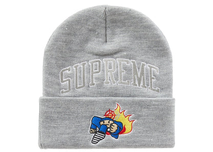 Supreme Duck Down Records Beanie Heather Grey