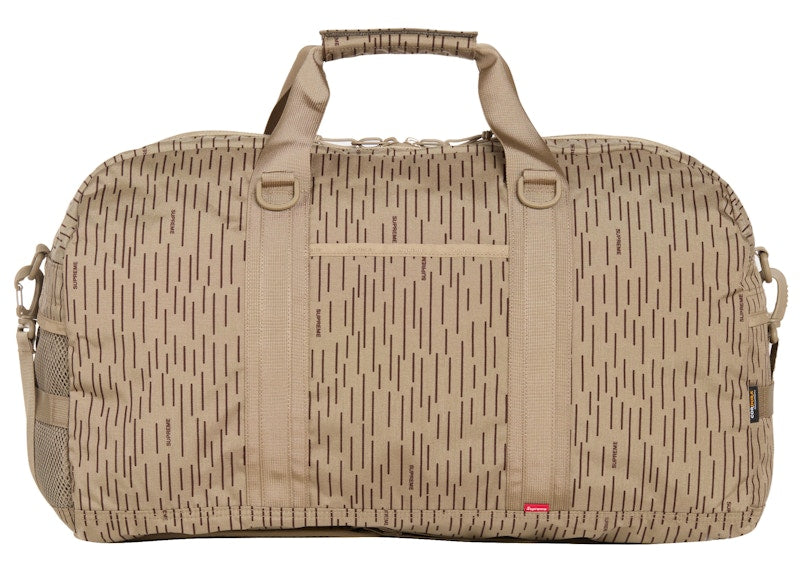 Supreme Duffle Bag (FW24) Tan Raindrop