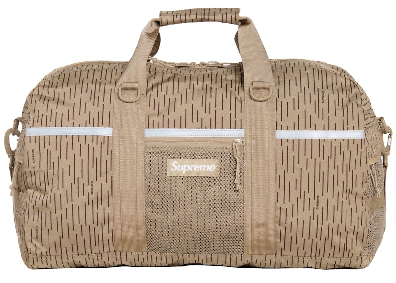 Supreme Duffle Bag (FW24) Tan Raindrop