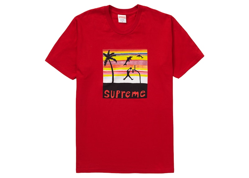 Supreme Dunk Tee Red