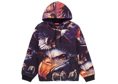 Supreme Eagle Hooded Work Jacket Pink