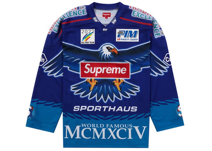 Supreme Eagle Moto Jersey Royal
