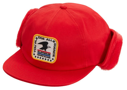 Supreme Earflap 6-Panel Red