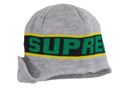 Supreme Earflap Beanie Heather Grey