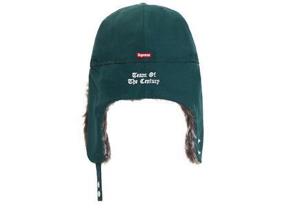 Supreme Earflap New Era Dark Green