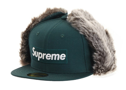 Supreme Earflap New Era Dark Green