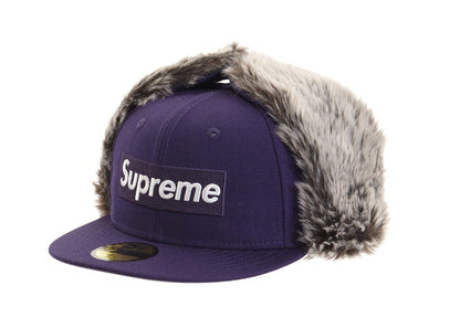 Supreme Earflap New Era Purple
