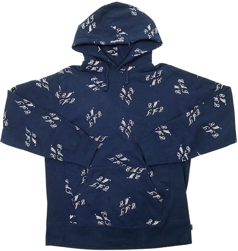 Supreme Eat Me Hooded Sweatshirt Navy