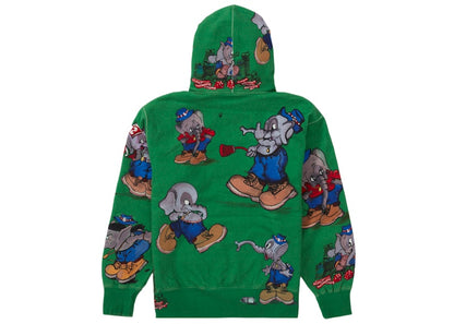 Supreme Elephant Hooded Sweatshirt Green