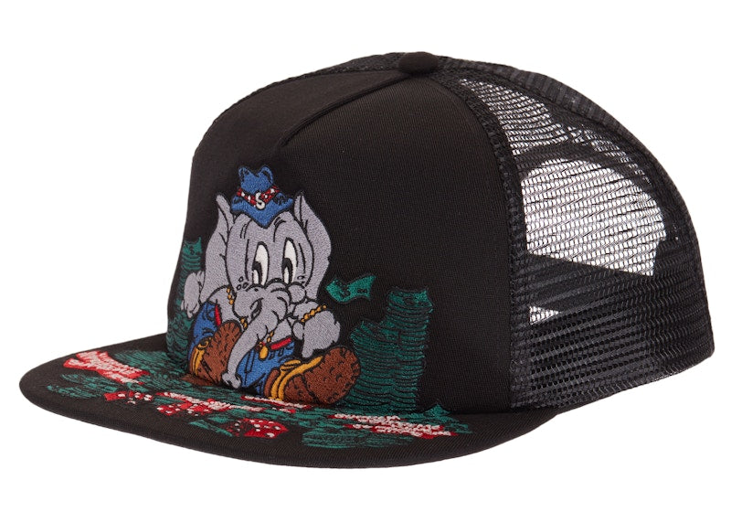 Supreme Elephant Mesh Back 5-Panel Black