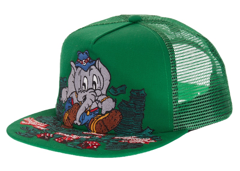 Supreme Elephant Mesh Back 5-Panel Green