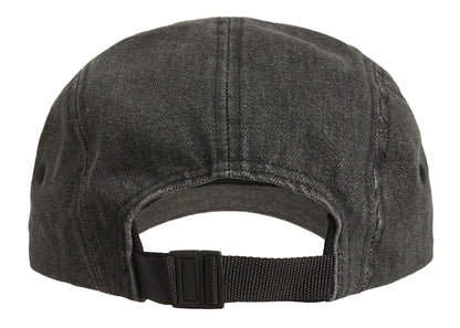Supreme Embossed Denim Camp Cap Black
